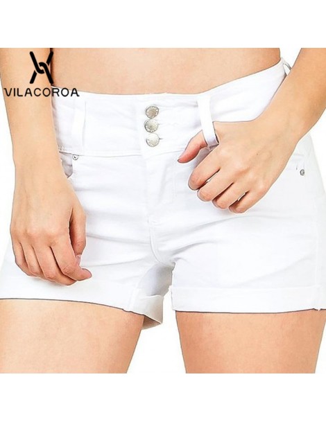 Shorts High-Waist Jean Zipper Botton Women's Denim Shorts Fashion Pocket Modis Shorts Femme Short Mujer pantalones cortos muj...