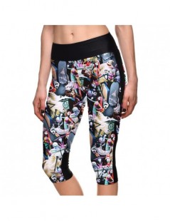 Pants & Capris New Summer Style Fashion Cartoon Pattern Printed Fitness Women Push Up Leggings Sportswear Workout High Waist ...