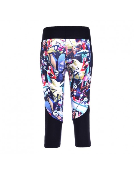 Pants & Capris New Summer Style Fashion Cartoon Pattern Printed Fitness Women Push Up Leggings Sportswear Workout High Waist ...