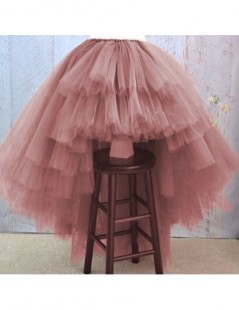 Skirts Asymmetrical High Low Tiered Puffy Tulle Skirts For Women Special Designed Floor Length Long Women Skirt Tutu 2017 Cus...