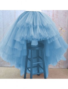 Skirts Asymmetrical High Low Tiered Puffy Tulle Skirts For Women Special Designed Floor Length Long Women Skirt Tutu 2017 Cus...