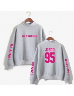 Hoodies & Sweatshirts Women Sweatshirt Blackpink Concert Hoodie Pullover Loose Turtleneck Hoodies JENNIE ROSE LISA JISOO Memb...