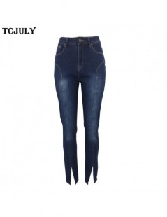 Jeans American Fashion Blue Jeans Bleached Fashion Bottom Furcal Design Skinny Push Up Denim Pants Casual Women's Stretch Jea...