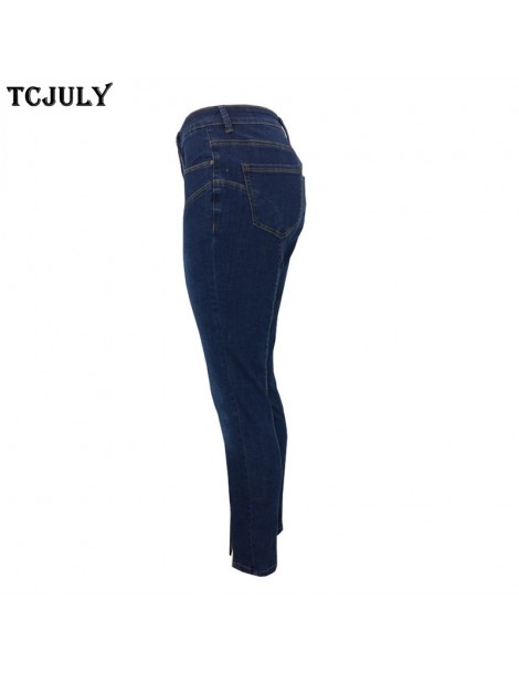 Jeans American Fashion Blue Jeans Bleached Fashion Bottom Furcal Design Skinny Push Up Denim Pants Casual Women's Stretch Jea...