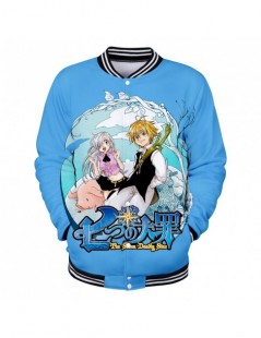 Hoodies & Sweatshirts New Kpop Fashion Anime Manga White Cartoon Women Men 3D Print nanatsu no taizai Jacket Baseball Uniform...