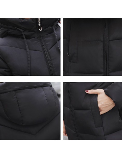 Parkas Plus Size 4XL 5XL 6XL womens Winter Jackets Hooded Stand Collar Cotton Padded Female Coat Winter Women Long Parka Warm...