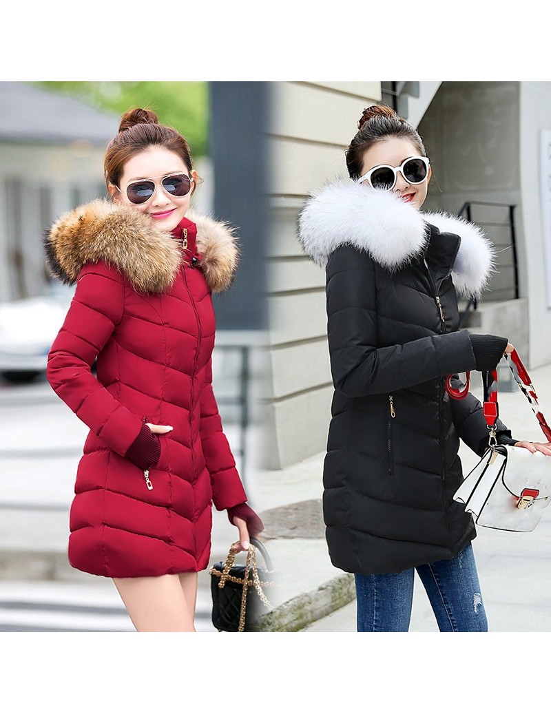 Fake Fur Parkas Women Down Jacket New 2019 Winter Jacket Women Thick ...