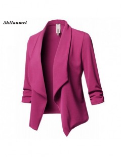 Blazers 2018 New Fashion Women Slim Fit Blazer Jacket Coat Small Suit autumn winter Long Sleeve Cardigan Coat Work Blazer Coa...