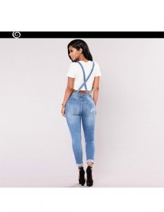 Jeans Denim Overalls Woman 2018 Jean Jumper Female Denim Jumpsuit Sexy Suspenders Pants Women Trousers High Waist Ripped Jean...