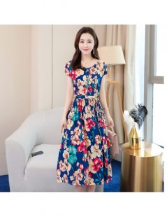 Dresses Plus Size 2019 Summer New Short-sleeved Print Vintage Dress Loose Long Dress XL-6XL Women Dress RE2336 - 9 - 42300440...