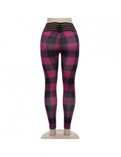 Leggings High Waist Leggings Sexy Push Up Women Plaid Printed Leggings Female Workout Jeggings For Women Scrunch Butt New Leg...