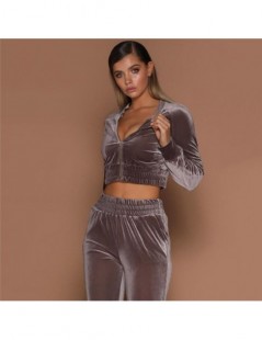 Women's Sets Casual Tracksuit For Women Short Top And Pant Spring Autumn 2 Piece Set Women Keep Warm Long Sleeve Zip Hoodies ...