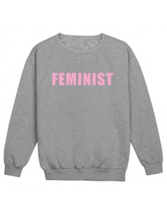 Hoodies & Sweatshirts Feminist Sweatshirt Jumper Women Ladies Funny Fun Tumblr Hipster 90s Fashion Grunge Pink Hoodie Feminis...