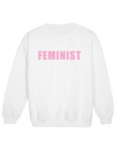 Hoodies & Sweatshirts Feminist Sweatshirt Jumper Women Ladies Funny Fun Tumblr Hipster 90s Fashion Grunge Pink Hoodie Feminis...