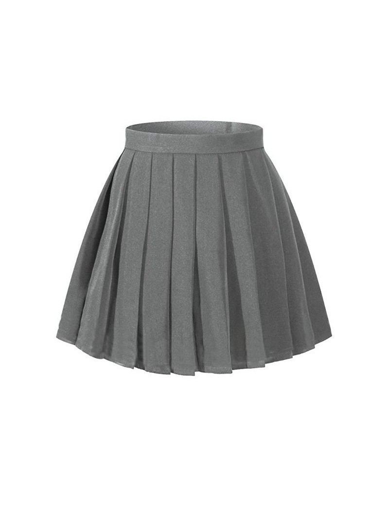 Women High Waist Pleated Skirt Mini Skirts Girl School Uniform Plaid ...
