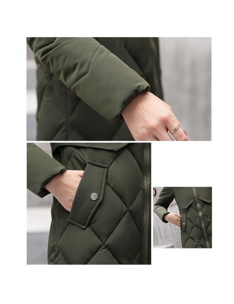 Parkas Female Jackets Parka Clothing Women Down Jacket Lady Big fur collar Jacket Korean Thick Plus size Winter Warm Coats X3...