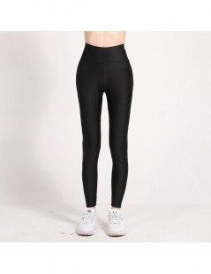 Leggings High Waist Fitness Leggings Push Up Solid Casual Sexy Polyester Female pants Elasticity Plaid push up leggings - Gra...