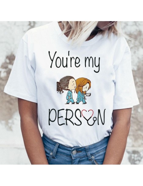 T-Shirts greys anatomy You're My Person top new t shirt women femme t-shirt korean style harajuku female ulzzang aesthetic te...