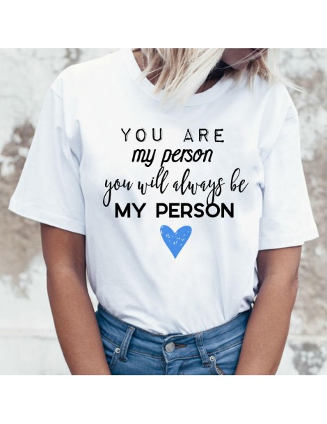 T-Shirts greys anatomy You're My Person top new t shirt women femme t-shirt korean style harajuku female ulzzang aesthetic te...