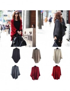 Cardigans spring autumn winter Women Oversized Batwing Sleeve Knitted Sweater Tops Lady gril Loose shawl Cardigan warm Outwea...