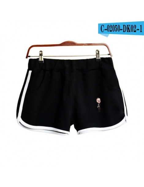 Shorts Women Polyester Shorts Kpop Fashion Street Shorts 2019 Hot Ladies Fashion Casual Summer Shorts - Black - 5V11118325741...