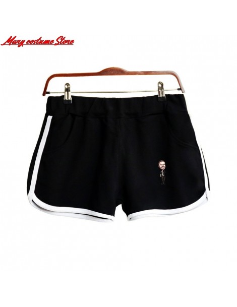 Shorts Women Polyester Shorts Kpop Fashion Street Shorts 2019 Hot Ladies Fashion Casual Summer Shorts - Black - 5V11118325741...