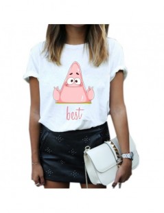 T-Shirts 1Pcs Price Women Couple Best Friends Tumblr Tees Cartoon Summer White Kwaii Harajuku Casual T shirt Tops WMT269 - T6...