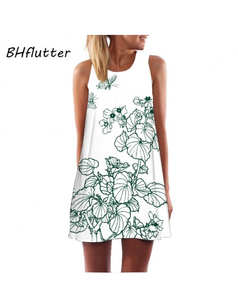 Dresses Dresses Women 2018 New Arrival Floral Print Cute Summer Dress A-line Casual Chiffon Dress Mini Sleeveless Tank Dress ...