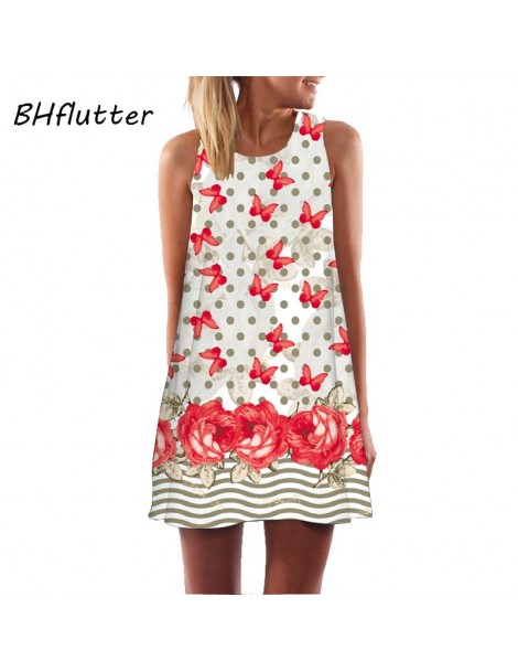 Dresses Dresses Women 2018 New Arrival Floral Print Cute Summer Dress A-line Casual Chiffon Dress Mini Sleeveless Tank Dress ...