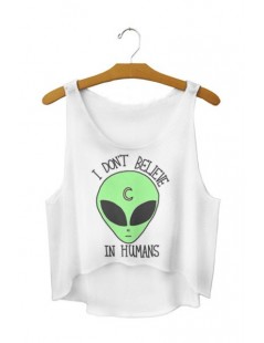 Tank Tops Hot Style Women Fashion Vests Character Patterns Printing White Sexy Summer Crop Tops Clubwear - D3 - 4E3696188407-...