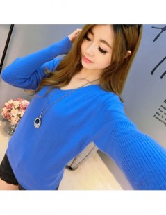 Pullovers Plus Size 4XL Cashmere Sweater Women Winter Sexy V-neck Sweaters Fashion Lady Loose Batw Sleeve Pullovers Quality W...