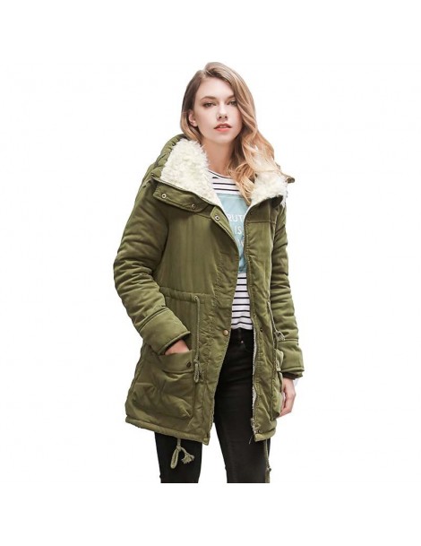 Parkas Winter Parkas Jacket Femme Plus Size 3XL Thick Coats Women Jacket Casual Coat Pockets Basic Casual Female Warm Coat Va...