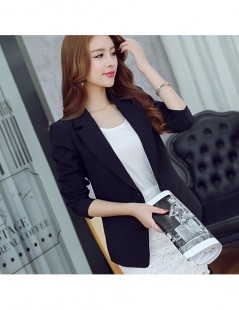 Blazers Women's jacket 2019 new autumn Korean women's jacket fashion large size Slim short long sleeve small suit - 1 - 4E416...