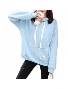 Hoodies & Sweatshirts Cute Women's Hoodies Pullover Jumper Hooded Long-sleeved Sweatshirts Tops New Solid Color Maiden Style ...