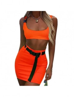 Women's Sets 2019 Summer New Women Sets 2 PCS Tracksuit Fashion Autumn Sport Suit Women Sexy Clothing Ladies Vest Crop Top Sh...