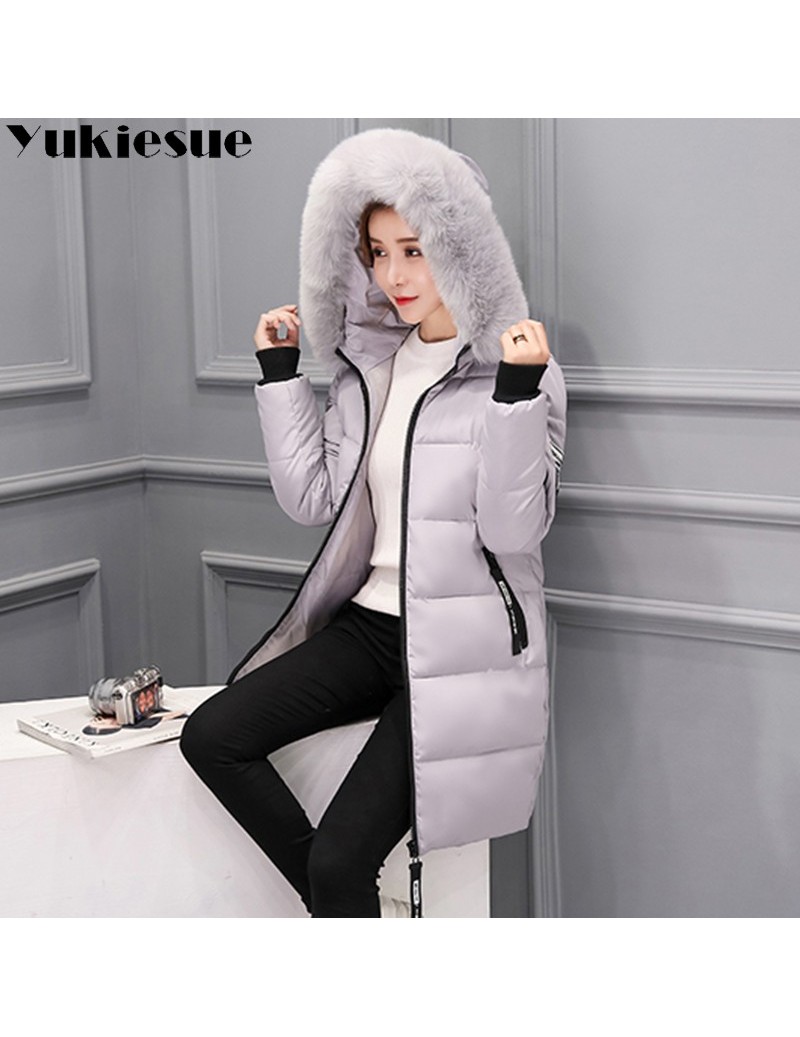 2018 New Fashion Women Winter Jacket With Fur collar Warm Hooded Female ...