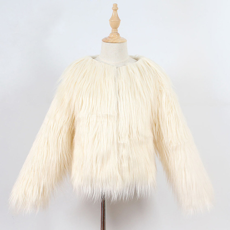 Ins Style Mother and Daughter Shaggy Faux Fur Coat Women 2019 Casual ...