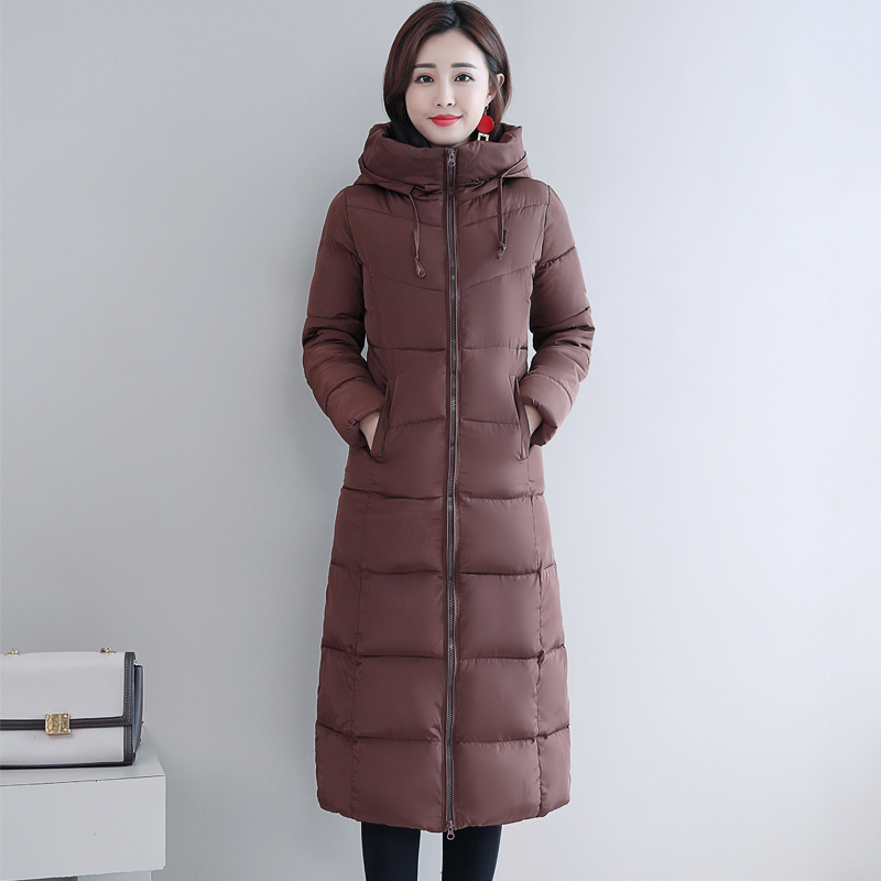 Plus Size 4XL 5XL 6XL womens Winter Jackets Hooded Stand Collar Cotton ...