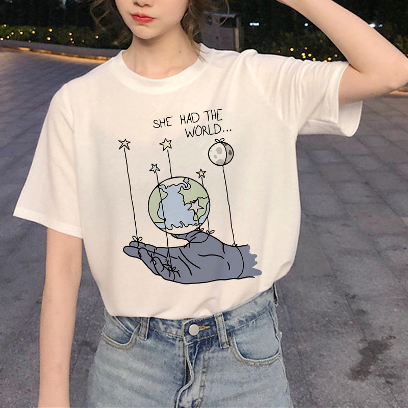 New Harajuku 90s Graphic T Shirt Women Ullzang Funny Printed T-shirt ...